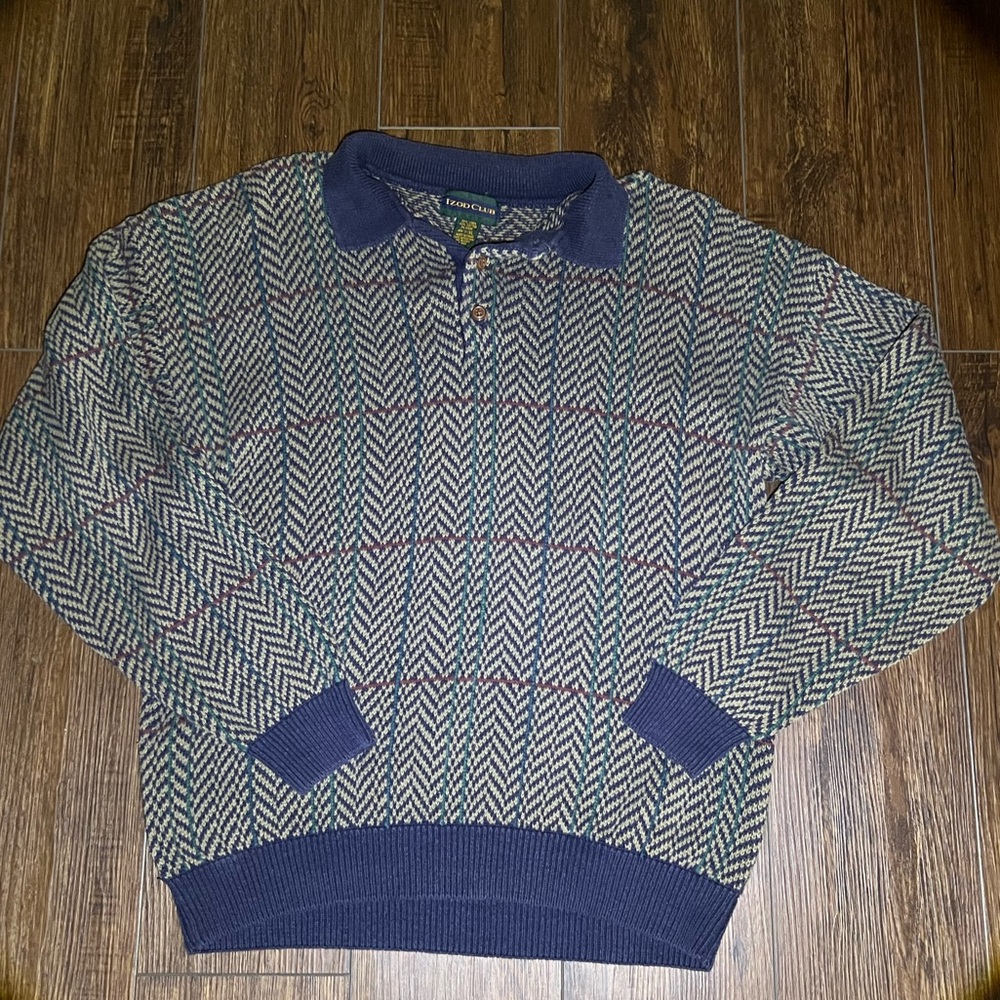 Vintage Izod Club Mens Sweater